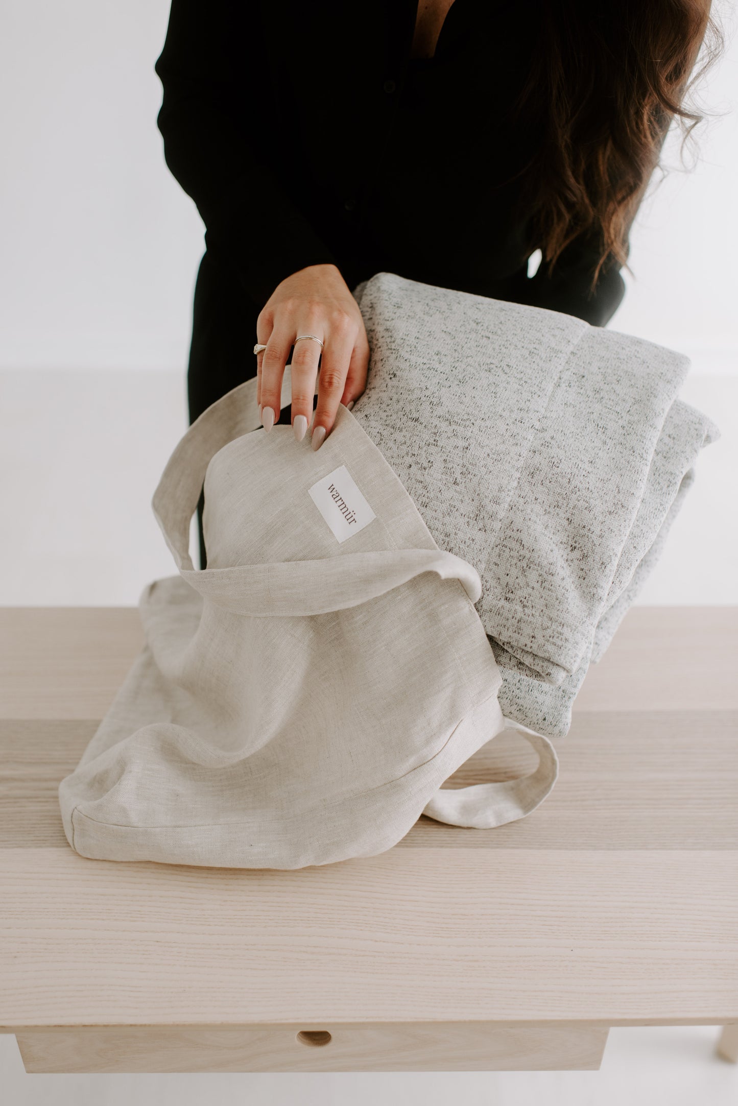 Linen Tote Bag