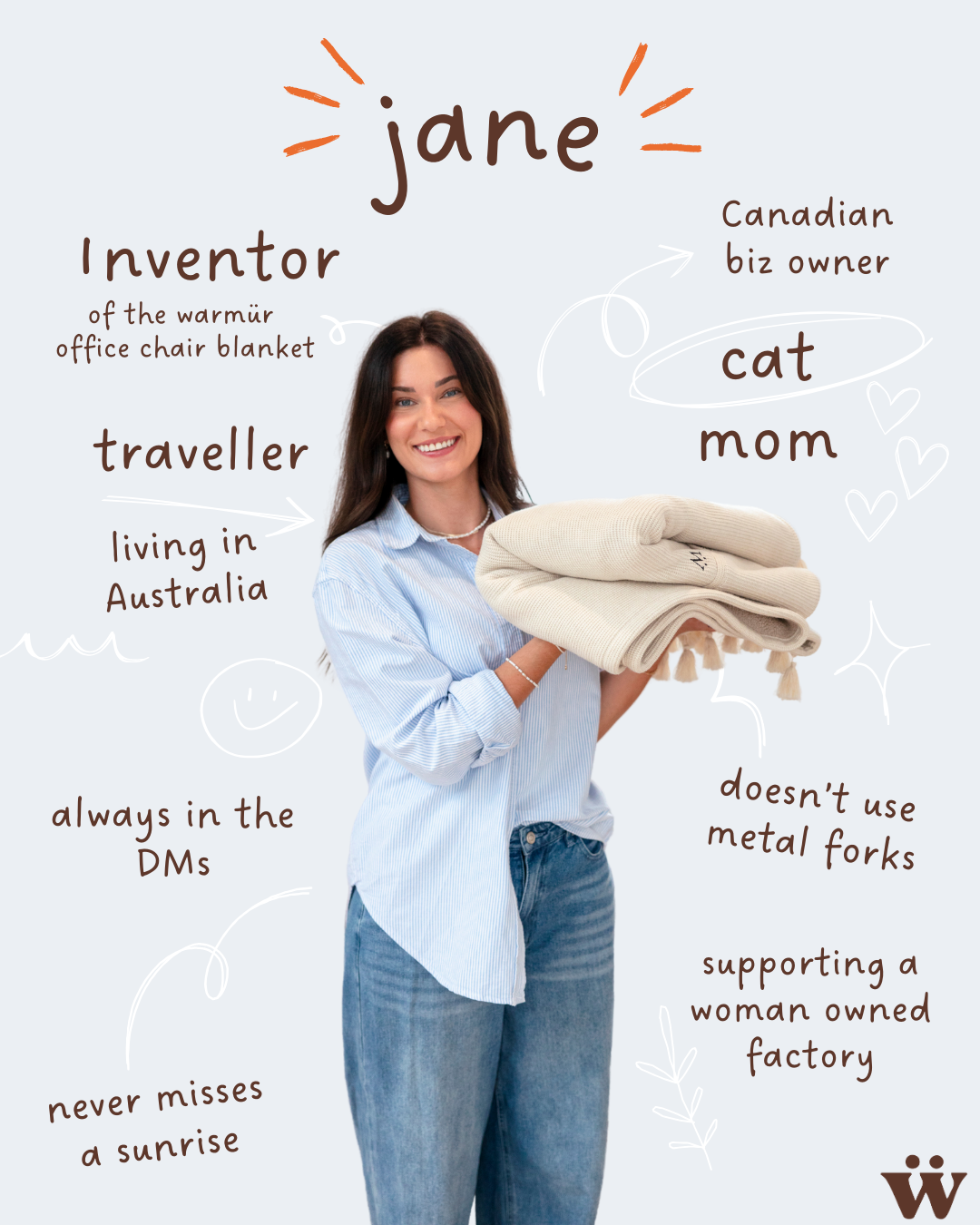 Jane, founder of Warmür