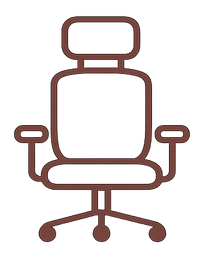 Fits chairs with headrests