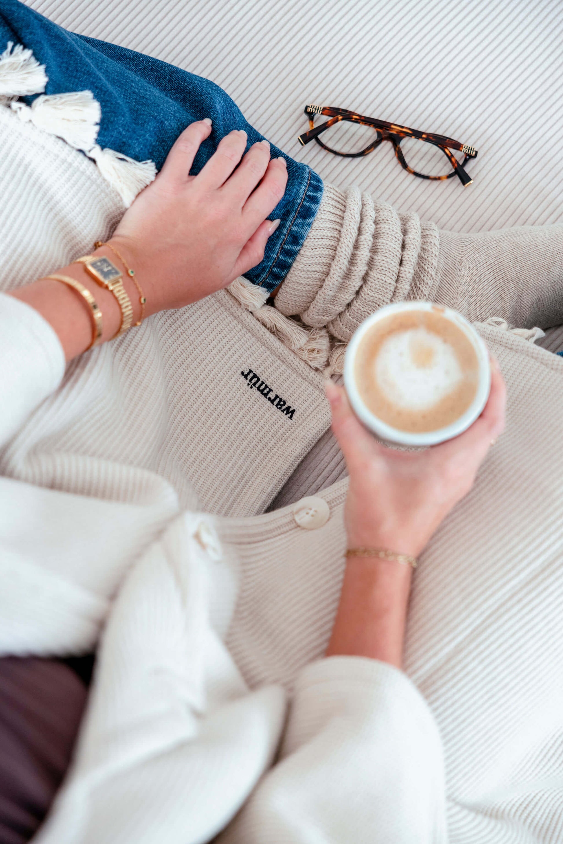 Giftable beige office chair blanket packaged beautifully for birthdays, holidays, or employee appreciation.