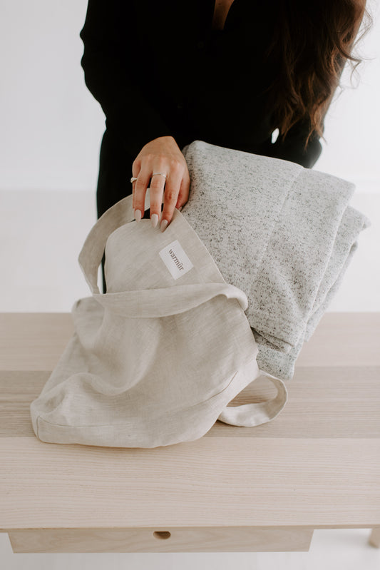 Linen Tote Bag